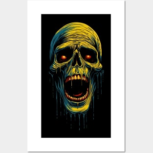 Creepy Skull Posters and Art